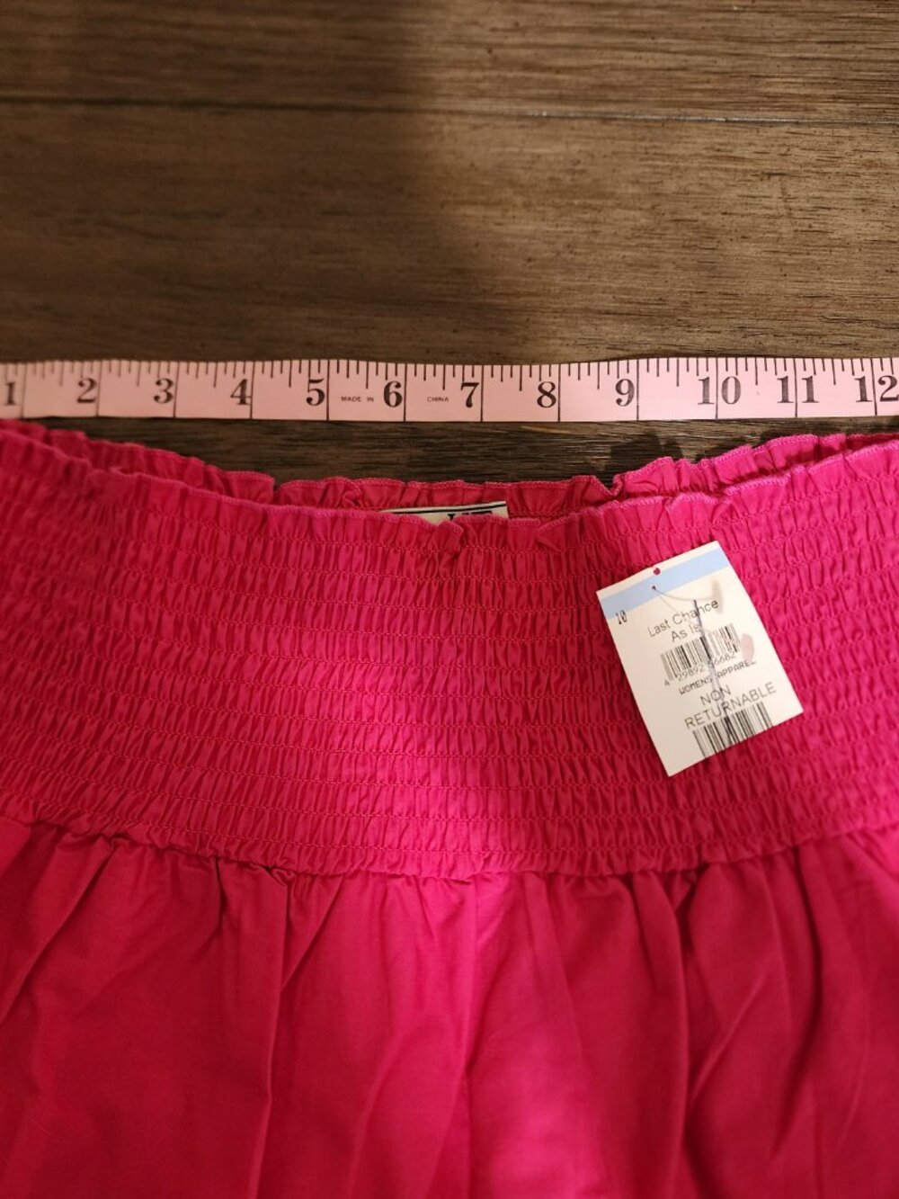 Pink Ruffle Mini Skirt Small Flowy Layered Flirty Y2K Summer NWT - Picture 7 of 9